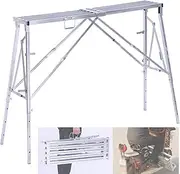 Stepladders Multipurpose Scaffold Tower Ladder Stool Ben Adjustable Length and Height,Folding Scaffolding Platform for RV Cleaning High Painting Walls, Drywall