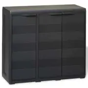 Outdoor Storage Cabinet Garden Patio Sheds Deck Tool Shelf Rack Box Cupboard