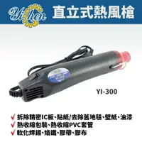 在飛比找樂天市場購物網優惠-【YiChen】YI-300 直立式熱風槍 拆除精密IC板/