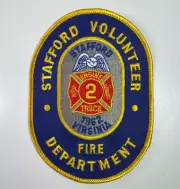 Stafford Fire Engine Truck 2 Virginia Patch B9
