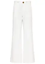 Wales Bonner Heritage Studded Wide-leg Jeans - White - 30 (W30 / UK12 / M) 30 (W30 / UK12 / M)
