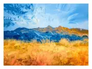 Blue Mountians Canvas Print