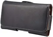 Leather Holster Compatible with Samsung Galaxy s20+/s20 ultra/S10 Lite/Note 10 Lite/Note 10+/A90/A70/A70S/A20S,Genuine Leather Belt Case with Clip Cell Phone Pouch Belt,Universal Pouch Bag