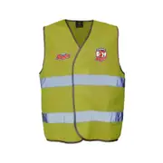 Sydney Roosters NRL Hi Viz Work Vest With Reflective Tape Yellow