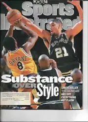 SPORTS ILLUSTRATED MAGAZINE---MAY 31 1999---TIM DUNCAN-KOBE BRYANT COVER