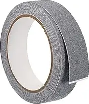 uxcell 1 Inch x 16.4 Feet Anti Slip Grip Tape, Non-Slip Traction Tape Waterproof for Stairs Indoor Outdoor, Grey