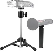 Portable Recorder Tripod Stand and Handle Grip kit Compatible with Zoom H1essential,H4n pro,H6,H1n,Q2n,H4essential,H6essential,H2n,H5 Handy Recorder and Tascam DR-40x, DR-05x, DR-07x Audio Recorder