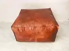 Moroccan Relaxinng New Handmade Square Genuine Pouffe Footstool Ottoman