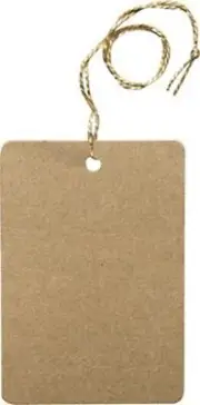String Gift Tags. 2 in x 2.75 in. 100 per package.