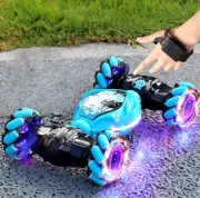 4wd Rc Drift Car with Music LED Lights 2.4g Gesture Radio Remote Control Spray S