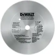 DEWALT Circular Saw Blade, 7 1/4 Inch, 140 Tooth, Wood Cutting (DW3326)