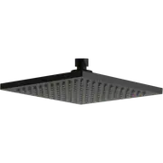 MIXX Chai Square 200mm ABS Shower Head Matt Black 11SSH01ML WELS 3 Star 8.5L/min