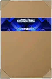 250 Brown Kraft Fiber 80# Cover Paper Sheets - 11" X 17" (11X17 Inches) Tabloid|Ledger|Booklet Size - Rich Earthy Color with Natural Fibers - 80lb/pound Cardstock - Smooth Finish