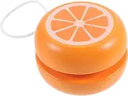 Kisangel Unisex Wooden Yo Yo Ball String Ball for Outdoor Play Fun School Supplies Engaging Coordination