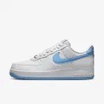 【NIKE 耐吉】AIR FORCE 1 07 男 休閒鞋 運動 經典 低筒 緩震 百搭 白 水藍(FQ4296-100)