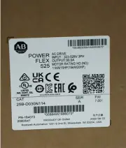 New Factory Sealed Allen-Bradley 25B-D030N114 PowerFlex 525 AC Drive 15 kW 20 HP