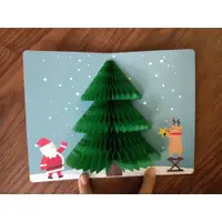 在飛比找蝦皮購物優惠-【台灣現貨】聖誕樹卡片 創意卡片 聖誕老人 聖誕老公公 賀卡
