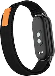 FKMBD Nylon Breathable Strap for Xiaomi Mi Band 8 9 Wristband Sport Bracelet Metal Head Particles Summer Replacement Belt Accessories