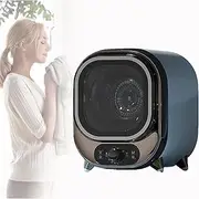 Small Vented Tumble Dryer, Portable Condenser Tumble Dryer, 0.8kg Capacity, for Counter Top or Wall Mounted Use, Compact, Mini Spin Dryer,Brown
