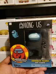 AMONG US CREWMATE FIGURES BLACK TOKIDOKI ACTION FIGURE IN HAND!