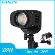 Nanlite Litolite 28F LED COB Light 28W Dimmable Video Photography Focus Lighting