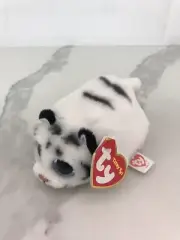 Zack White Tiger Teeny Tys Collection Plush Soft Toy Beanie Baby Kids Childrens