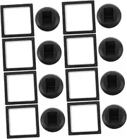 Levemolo 1 Set Floating Frame Display Holder for Medallions Jewelry and Challenge Coins Pe Material for Exhibiting Collectibles with DIY Support Base