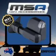 MSA 4X4 TOWING MIRRORS TO SUIT RAM 1500 DS 2018-CURRENT - BLACK/ELECTRIC