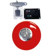 Bilge High Water Alarm with Loud Bell Bilge Warning, 12 volt