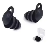 6 Pairs Silicone Ear Plugs Waterproof For Sleeping Noise Cancelling Comfortable