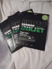 NEW 3 Packages Harman Inkjet Photo Paper 5 Pack NEW