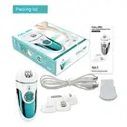 Cordless Epilator Rechargeable Lady's Grooming Set Facial Hair Removal Shaver AU