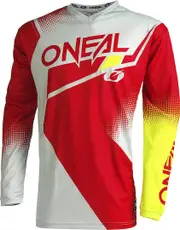 Oneal Element Racewear V.22 Motocross Jersey, red-yellow, Size 2XL Red Yellow