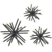 A&B Home 82252-DS Caper Black Statuary