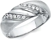 [JewelryWeb] Sterling Silver 925 Ring Jewelry for Women - Ring Size Options: 10 11 12 8 9