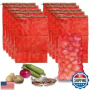 10Pcs 31'' x 20'' Extra Large Mesh Storage Produce Bags, Mesh Onion Bags, Reu