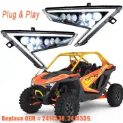LED Headlights Daytime Running For Polaris RZR PRO XP & RZR Turbo R 2020-2024