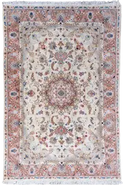 Nain Hand Knotted Wool & Silk Rug - 310x202 cms by Cyrus Rugs