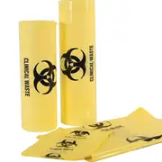 Bio Hazard Clinical Waste Bags LDPE Bin Liners 5Lt / 255 x 380mm / 30um / Carton of 2500 (IWY05LL30)