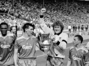 Lawrie Sanchez And Goalkeeper Dave Beasant Of Wimbledon 1988 Soccer Old Photo