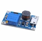MT3608 Micro USB DC-DC Step-up Adjustable Power Boost Module 2A 28V Max Arduino