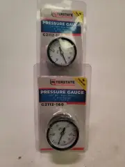 Interstate Pressure Gauge G2112-160 - Lot Of 2