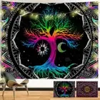 Tapestry for Bedroom Blacklight Tapestry UV Reactive Aesthetic Room Decor ↔