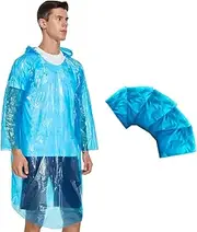 [WOXJENA] Children's Rain Poncho, Waterproof, Hooded Rain Cape, Children's Raincoat, Children's Rain Cover, Children's Rain Cover for Travel, Camping, Hiking and Going to School (Pack of 5)