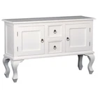 STEWART SOFA TABLE CONSOLE TABLE HALL TABLE MAHOGANY 2 DRAWERS/2 DOORS WHITE