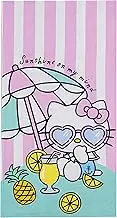 Northwest Beach Towel, 30" x 60", Hello Kitty Umbrella Drink