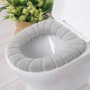 Bathroom Toilet Seat Closestool Cushion Washable Soft Cover Lid ·HOT Warmer X0S4
