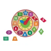 Melissa & Doug - Shape Sorting Clock from Tates Toyworld