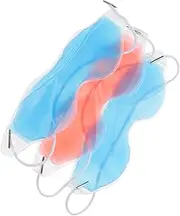 FOMIYES Therapeutic Cooling Eye Mask 3 Non-toxic Gel Eye Pads Migraine Dark Circles Sleep Aid Random Color
