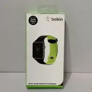 Belkin Sport Band For Apple Watch 42mm- Black/NeonGreen